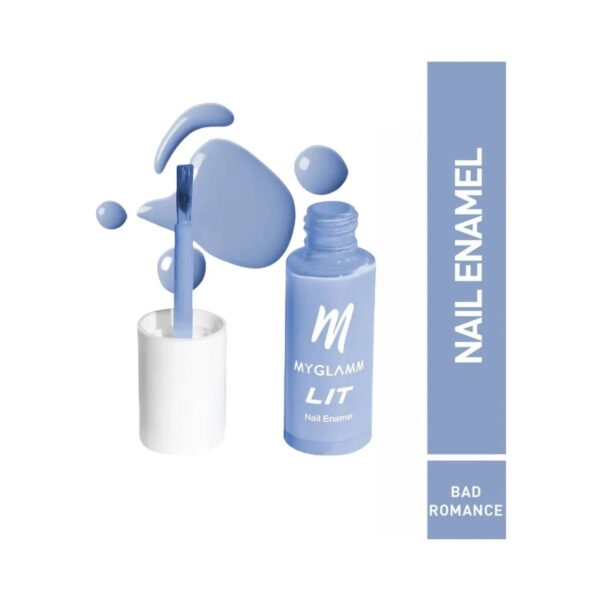 MyGlamm LIT Nail Enamel - Bad Romance (7ml) - MyGlamm