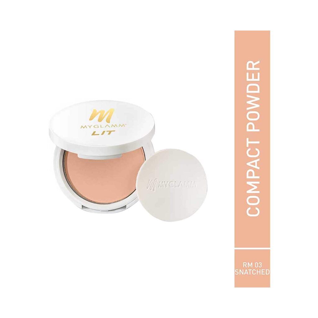 MyGlamm LIT Radiant Matte Compact - Snatched (9g) - MyGlamm