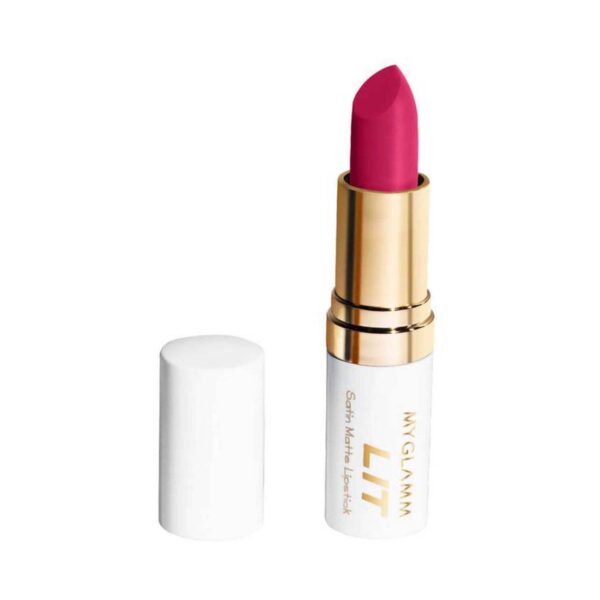 MyGlamm LIT Satin Matte Lipstick - The Affair (4.5g) - MyGlamm