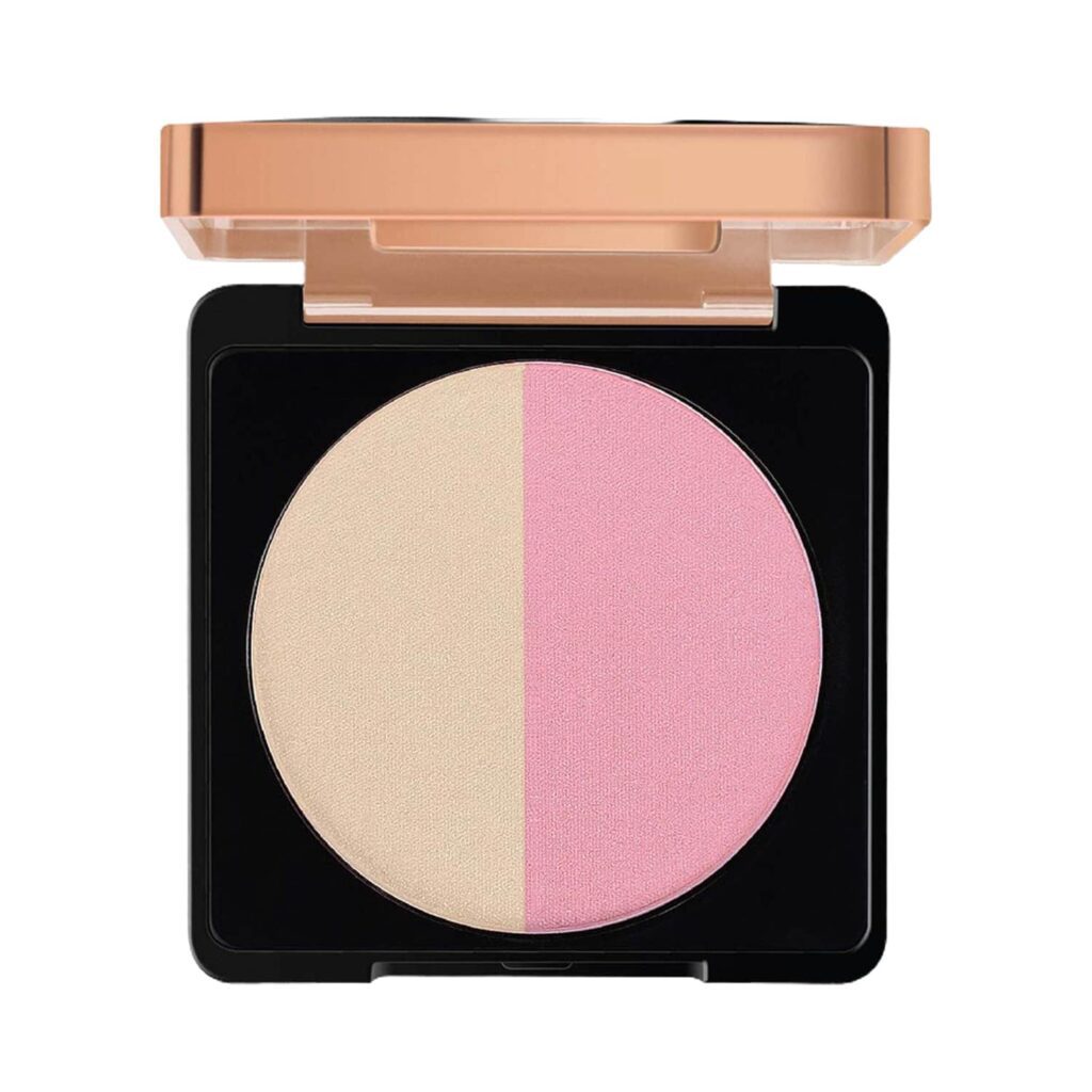 MyGlamm Manish Malhotra Luminescent Blush And Highlighter Duo - Sweet Lustre (9g) - MyGlamm