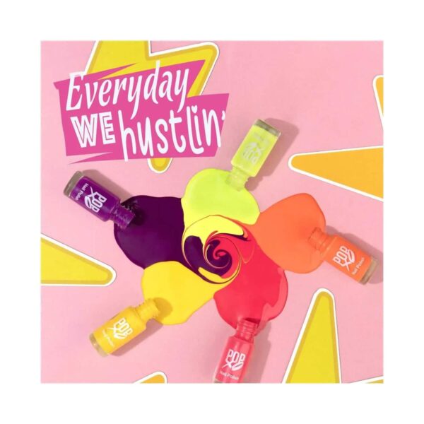 MyGlamm Popxo Makeup Collection Mini Nail Polish Kit - Hustlin (5 Pcs) - MyGlamm