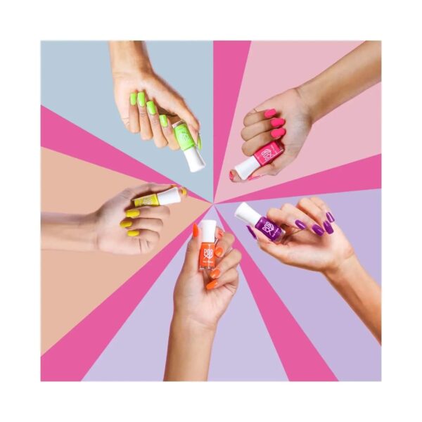 MyGlamm Popxo Makeup Collection Mini Nail Polish Kit - Hustlin (5 Pcs) - MyGlamm