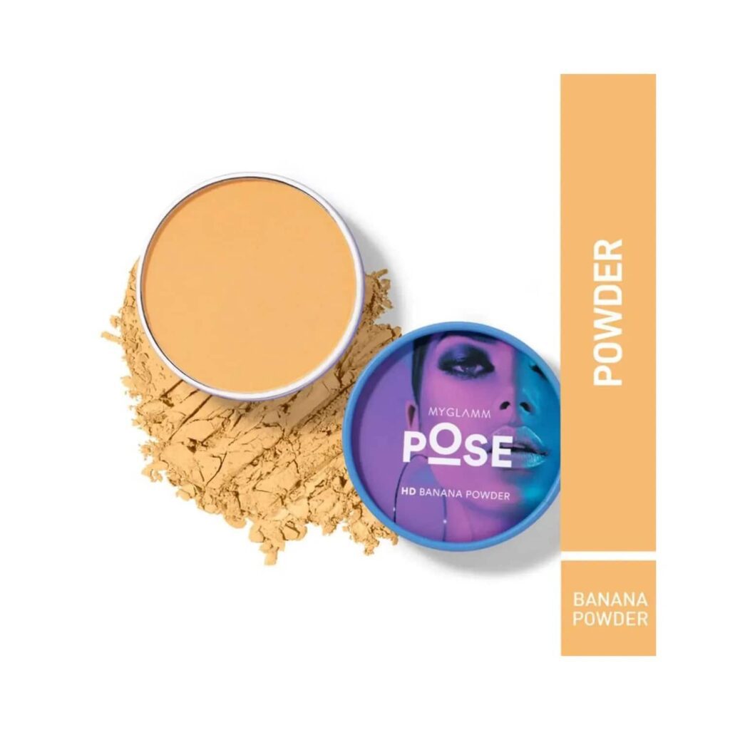 MyGlamm Pose HD Banana Compact Powder - Yellow (9g) - MyGlamm