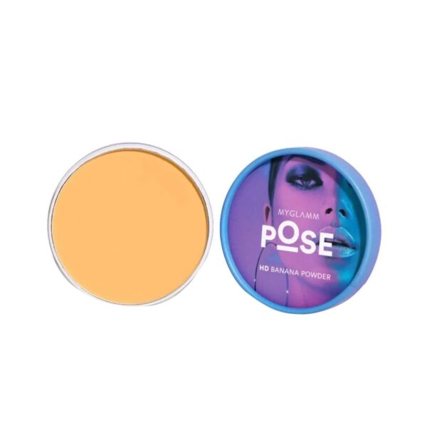 MyGlamm Pose HD Banana Compact Powder - Yellow (9g) - MyGlamm