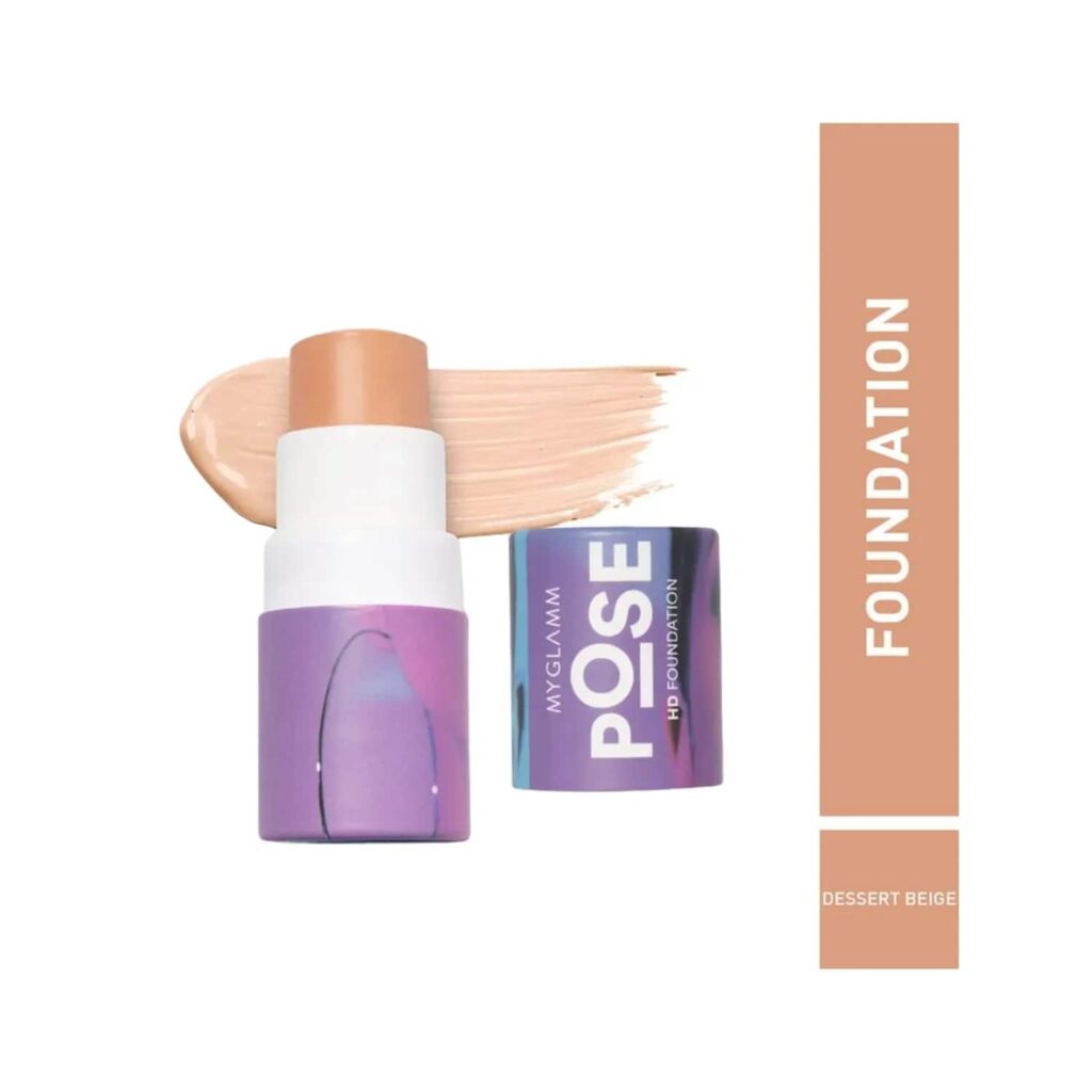 MyGlamm Pose HD Foundation Stick - Desert Beige (5.5g) - MyGlamm
