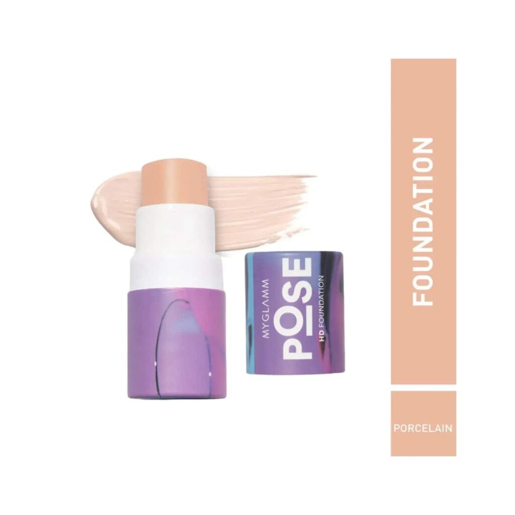 MyGlamm Pose HD Foundation Stick - Porcelain (5.5g) - MyGlamm