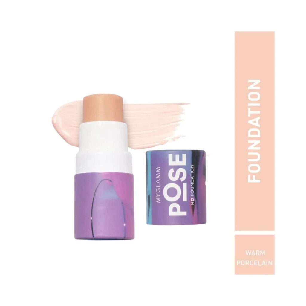 MyGlamm Pose HD Foundation Stick - Warm Porcelain (5.5g) - MyGlamm