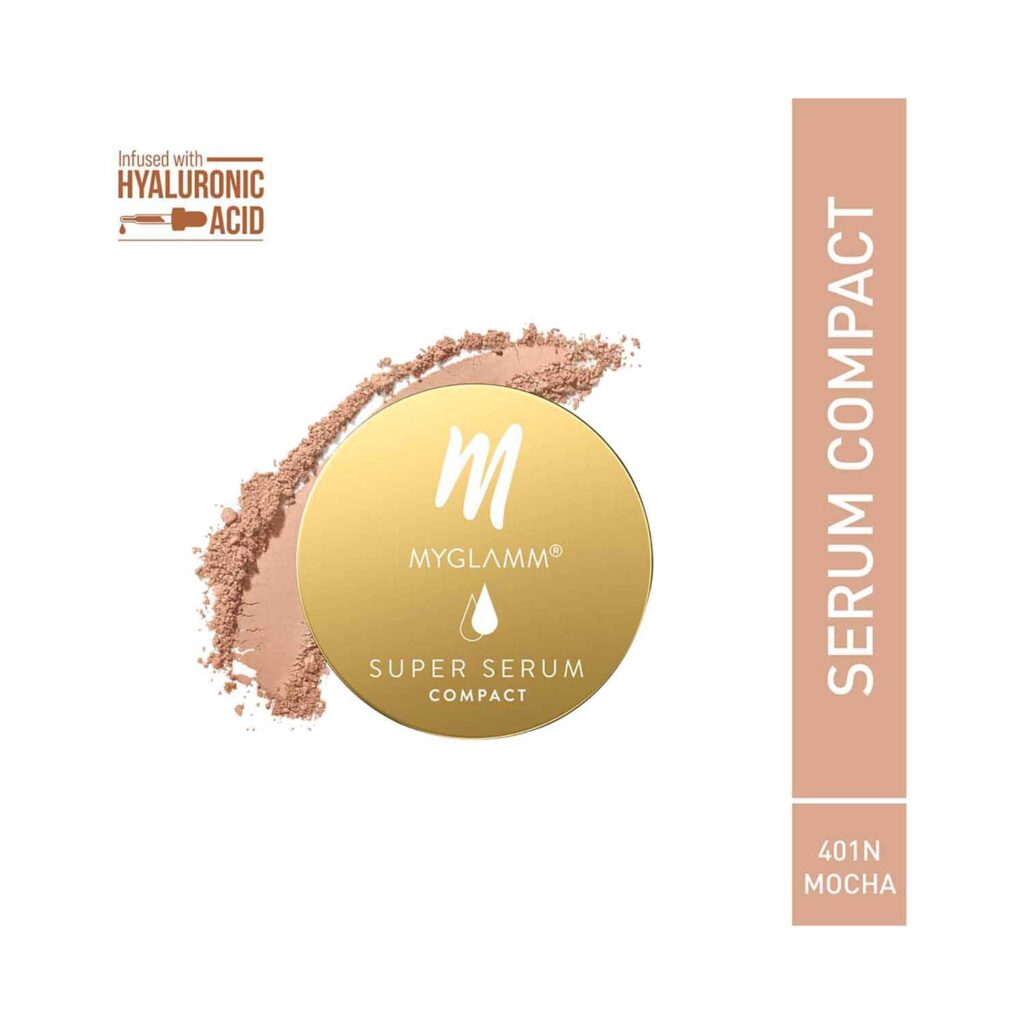 MyGlamm Super Serum Compact - 401N Mocha (9g) - MyGlamm
