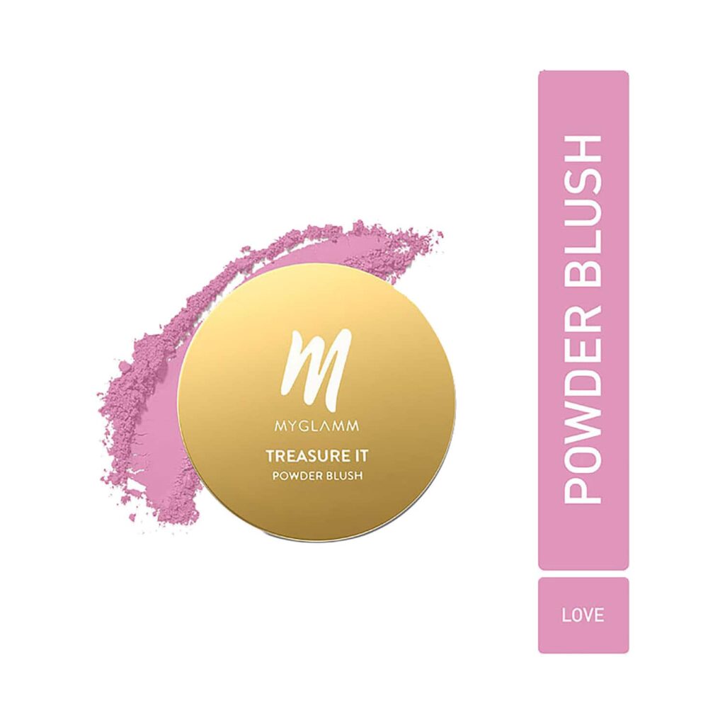 MyGlamm Treasure IT Powder Matte Blush - Love (4g) - MyGlamm