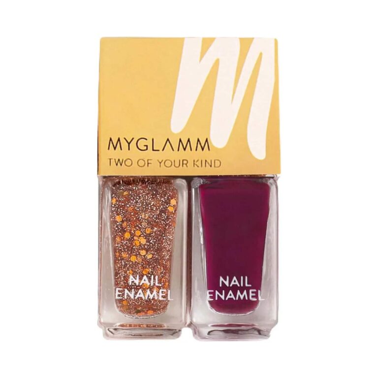 MyGlamm Two Of Your Kind Nail Enamel Duo Glitter Collection - Wicked Wish (10ml) - MyGlamm