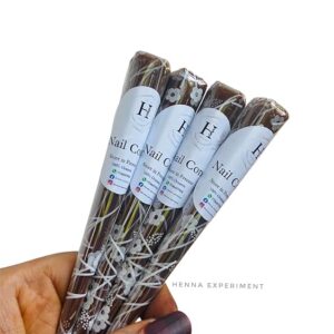 Nail Henna cones (4 pcs) /Organic Nail Henna / chemical free / Homemade cone /StainGuranteed