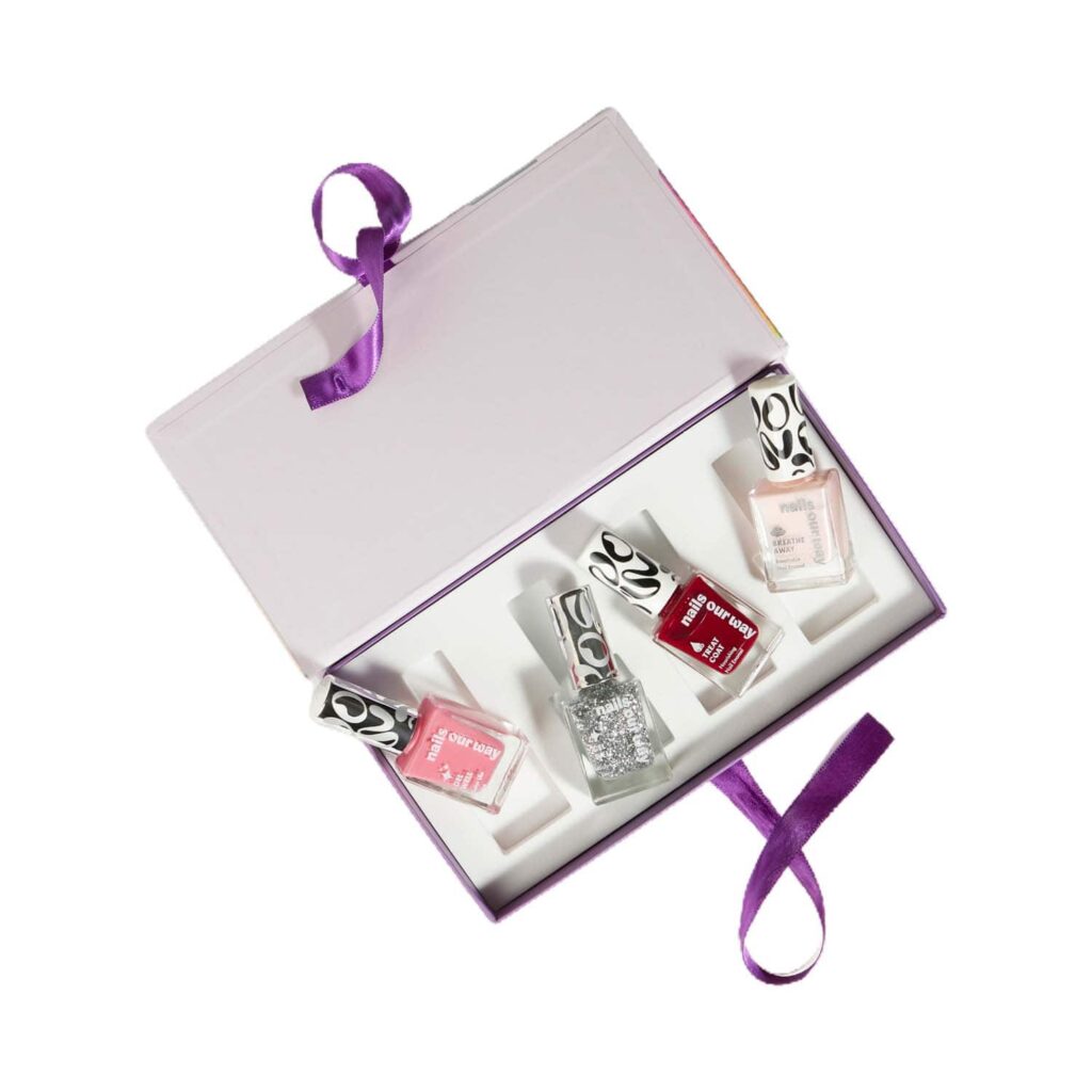 Nails Our Way Be The Drama Nail Enamel Gift Box (10 ml x 4) - Nails Our Way