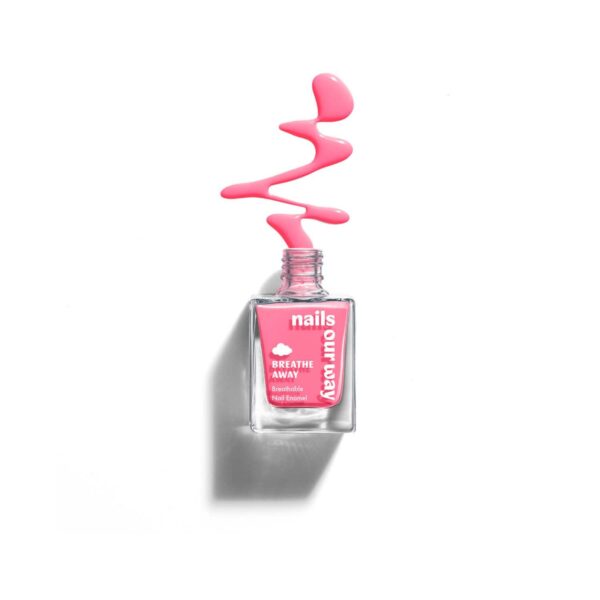 Nails Our Way Breathe Away Nail Enamel - Bubblegum (10 ml) - Nails Our Way