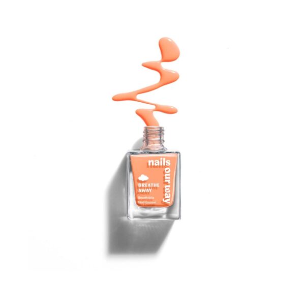 Nails Our Way Breathe Away Nail Enamel - Nectrine (10 ml) - Nails Our Way