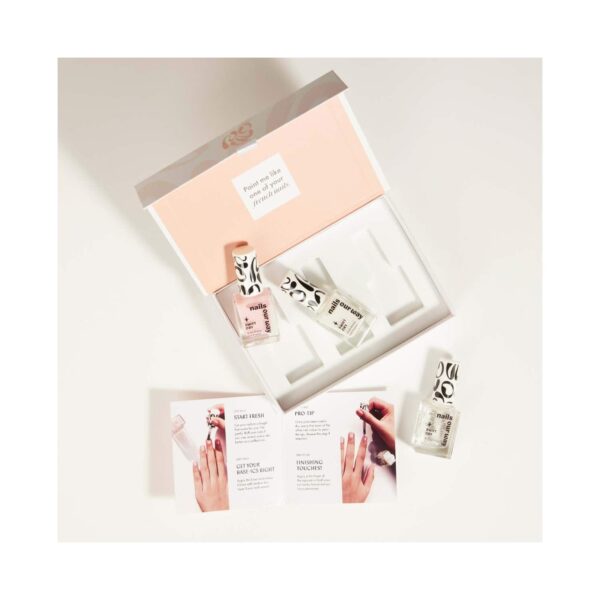Nails Our Way French 'Em Up French Manicure Kit (10 ml x 3) - Nails Our Way