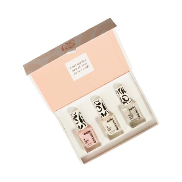 Nails Our Way French 'Em Up French Manicure Kit (10 ml x 3) - Nails Our Way