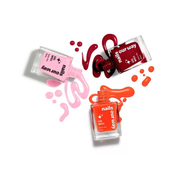 Nails Our Way Gel Well Nail Enamel - 101 Saucy (10 ml) - Nails Our Way