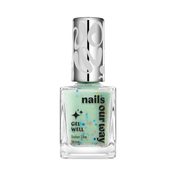 Nails Our Way Gel Well Nail Enamel - 408 Colourful (10 ml) - Nails Our Way