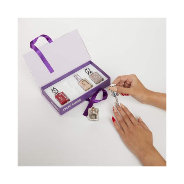 Nails Our Way Manic to Manicured Nail Enamel Gift Box (10 ml x 4) - Nails Our Way