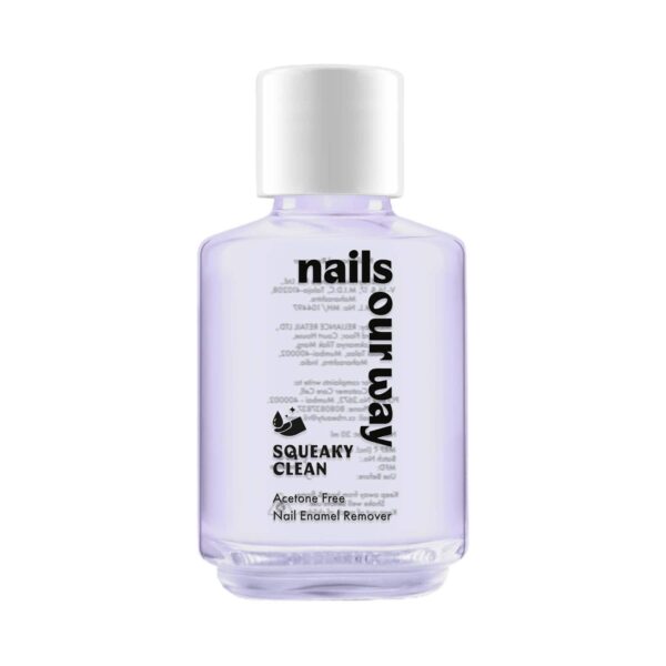 Nails Our Way Nail Enamel Remover - Squeaky Clean (30 ml) - Nails Our Way