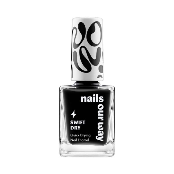 Nails Our Way Swift Dry Nail Enamel - Black Magic (10 ml) - Nails Our Way