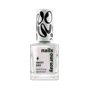 Nails Our Way Swift Dry Nail Enamel - Ivory Illusion (10 ml) - Nails Our Way