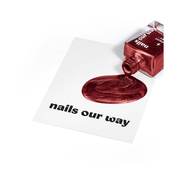 Nails Our Way Swift Dry Nail Enamel - Maroon Moments (10 ml) - Nails Our Way