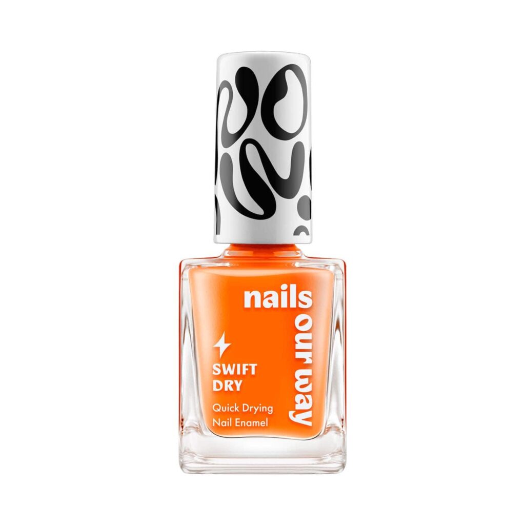 Nails Our Way Swift Dry Nail Enamel - Orange Audacity (10 ml) - Nails Our Way