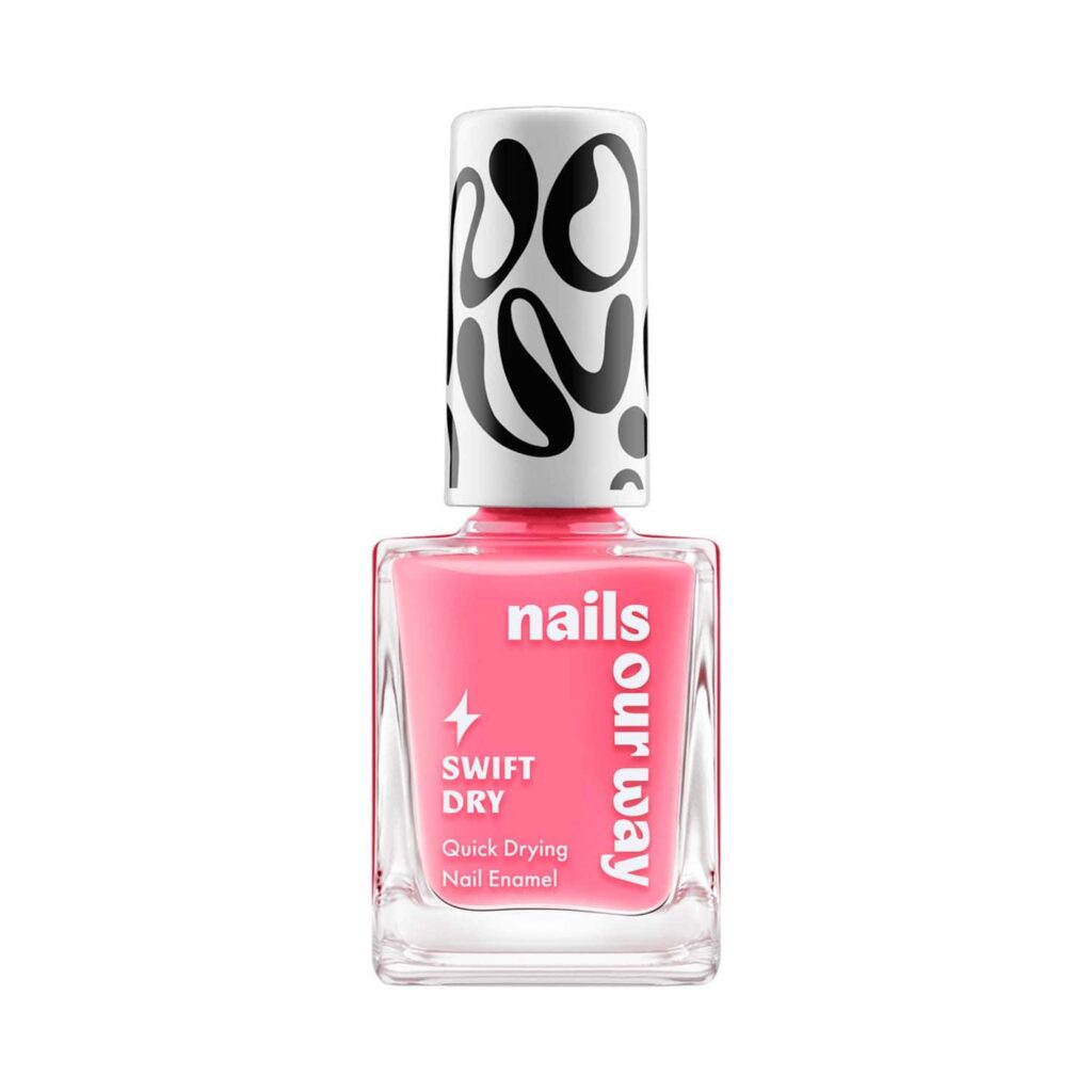 Nails Our Way Swift Dry Nail Enamel - Pretty N Pink (10 ml) - Nails Our Way