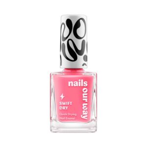 Nails Our Way Swift Dry Nail Enamel - Pretty N Pink (10 ml) - Nails Our Way