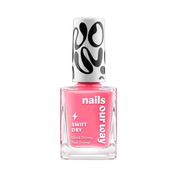 Nails Our Way Swift Dry Nail Enamel - Pretty N Pink (10 ml) - Nails Our Way