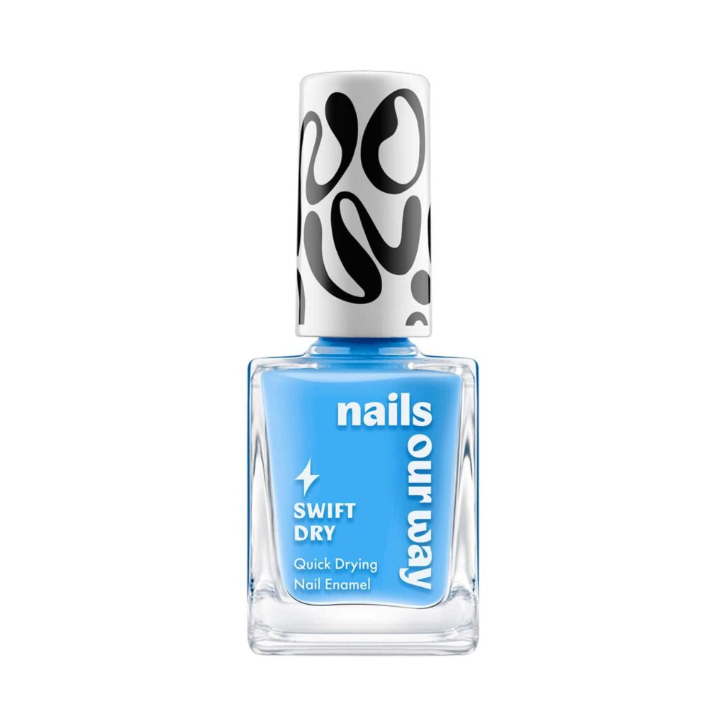 Nails Our Way Swift Dry Nail Enamel - Smurf's Up (10 ml) - Nails Our Way