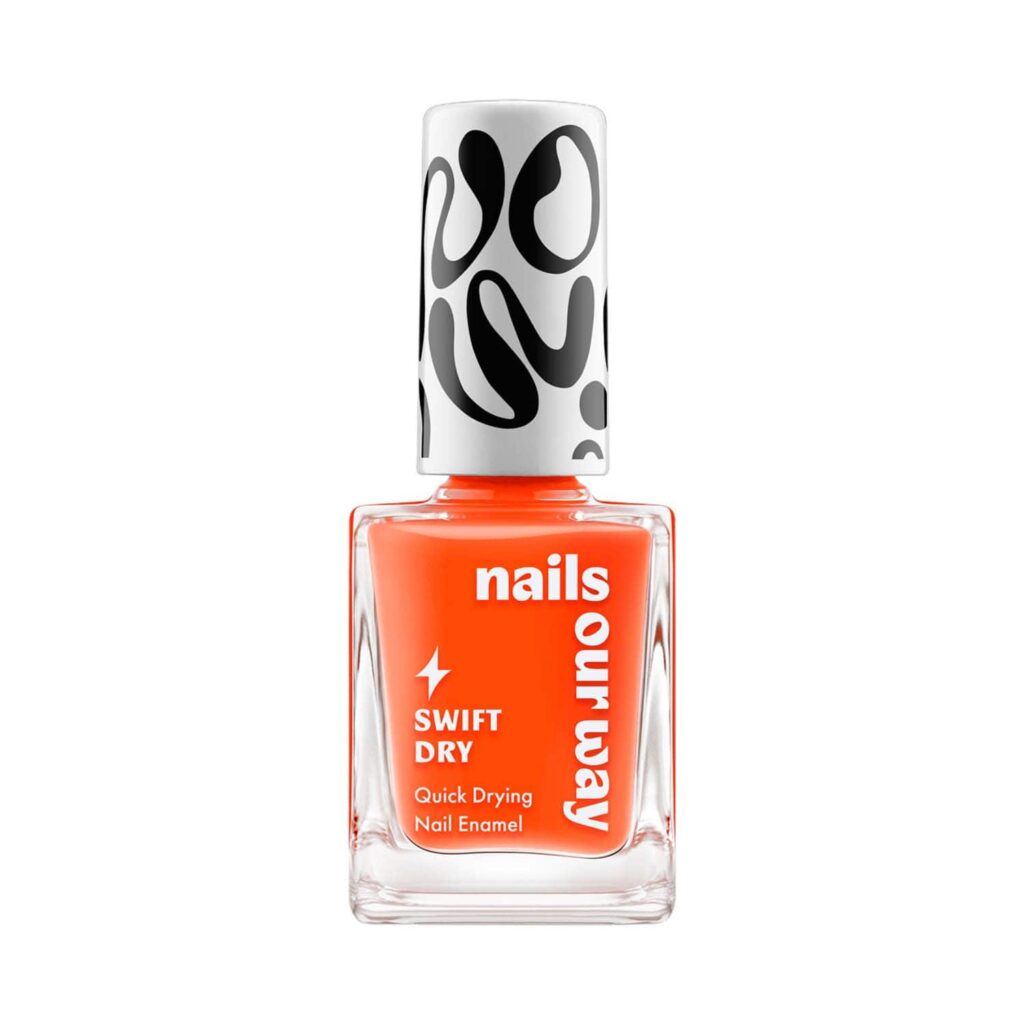 Nails Our Way Swift Dry Nail Enamel - Tangy Tangerine (10 ml) - Nails Our Way