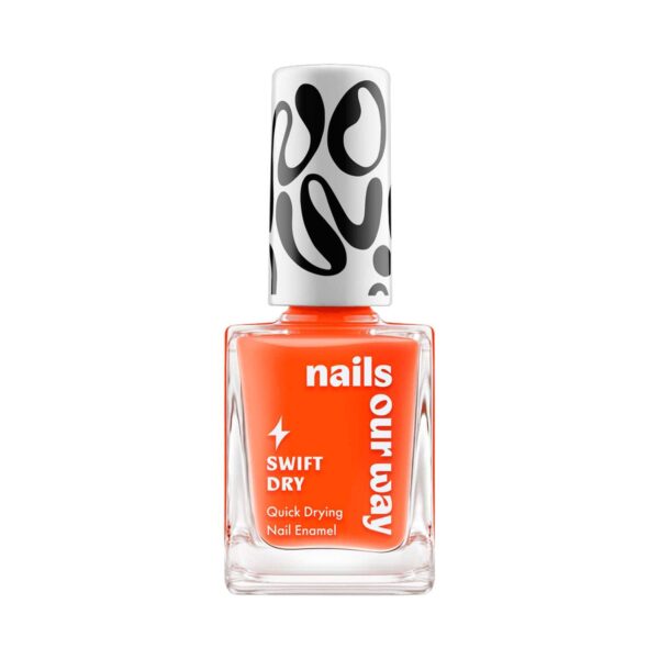 Nails Our Way Swift Dry Nail Enamel - Tangy Tangerine (10 ml) - Nails Our Way