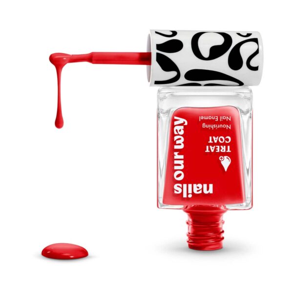 Nails Our Way Treat Coat Nail Enamel - Bold Badass (10 ml) - Nails Our Way