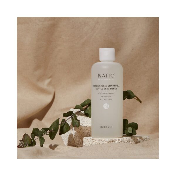 Natio Aromatherapy Rosewater & Chamomile Gentle Skin Toner (250ml) - Natio