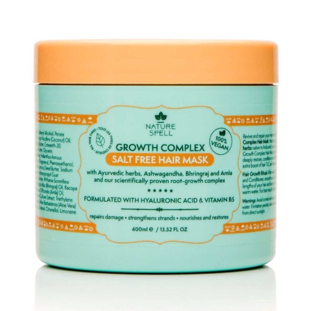 Nature Spell Growth Complex Hair Mask - Sulphate Free (400 ml) - Nature Spell
