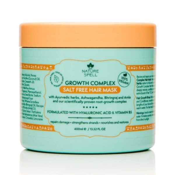 Nature Spell Growth Complex Hair Mask - Sulphate Free (400 ml) - Nature Spell