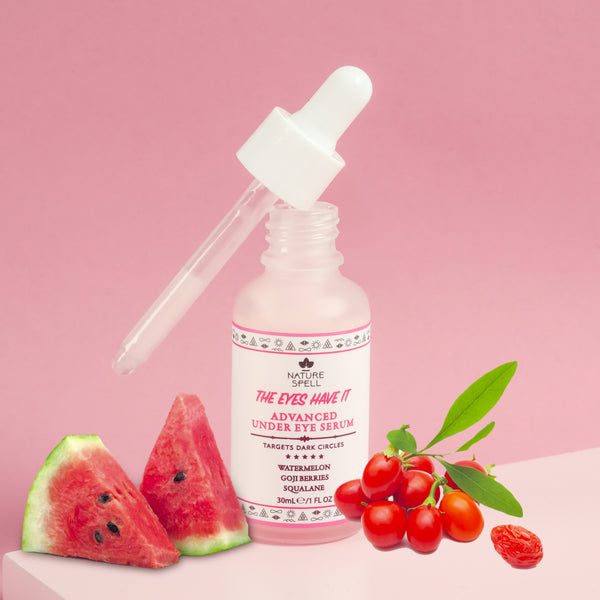 NATURE SPELL - THE EYES HAVE IT ADVANCED UNDER EYE SERUM WATERMELON GOJI BERRIES SQUALANE 30ML