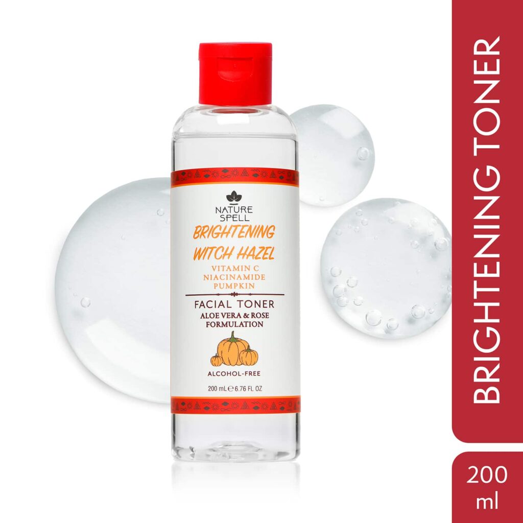 Nature Spell Vitamin C & Witch Hazel Brightening Face Toner (200 ml) - Nature Spell