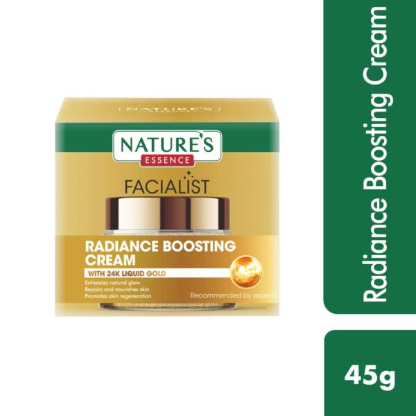 Nature's Essence Facialist Radiance Boosting Cream with 24K Liquid Gold (45g) - Nature's Essence
