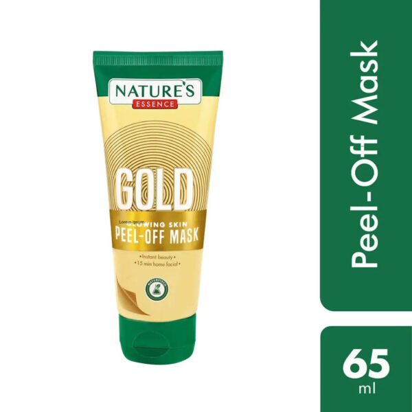 Nature's Essence Glowing Gold Peel-Off Mask (65ml) - Nature's Essence