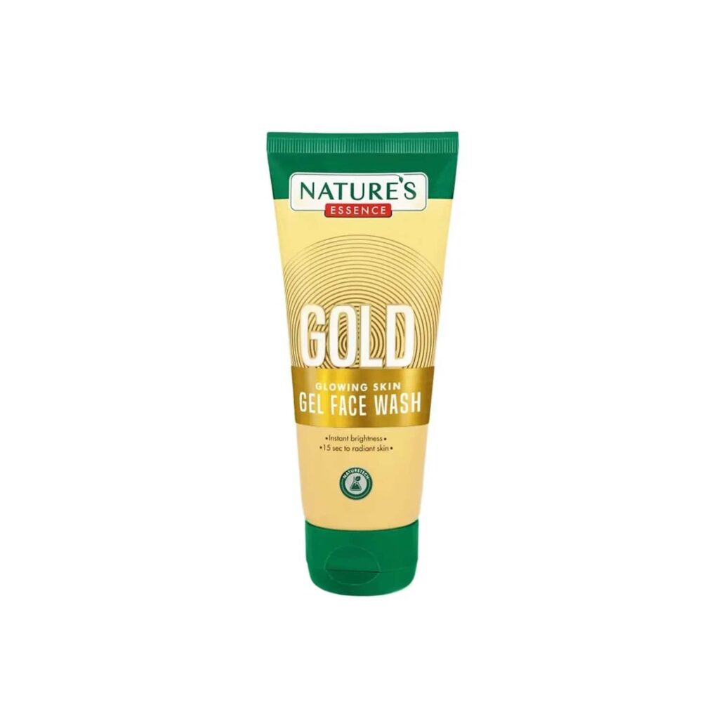 Nature's Essence Gold Glowing Skin Gel Face Wash (100ml) - Nature's Essence