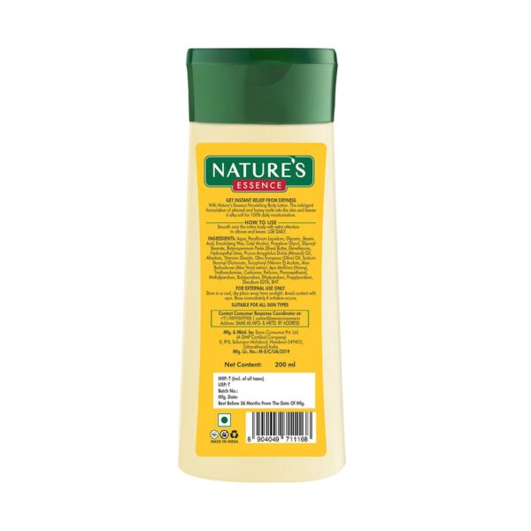 Nature's Essence Nourishing Body Lotion With Almond & Honey (200ml) - Nature's Essence