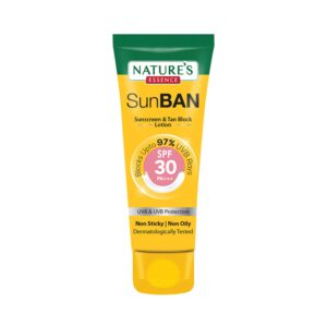 Nature's Essence Sunban SPF 30 Pa+++ Sunscreen & Tan Block Lotion (30ml) - Nature's Essence