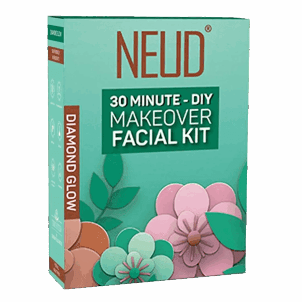 NEUD 6-Step DIY Makeover Facial Kit for Salon-Like Glow at Home (60g) - NEUD