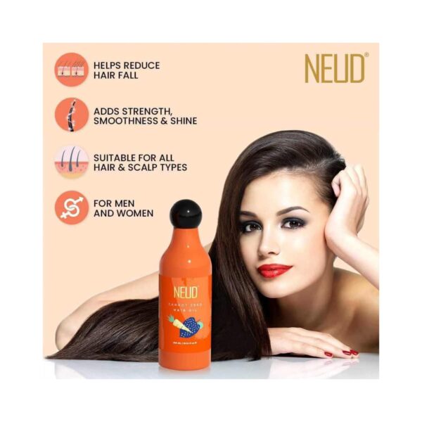 NEUD Carrot Seed Premium Hair Oil (300ml) - NEUD