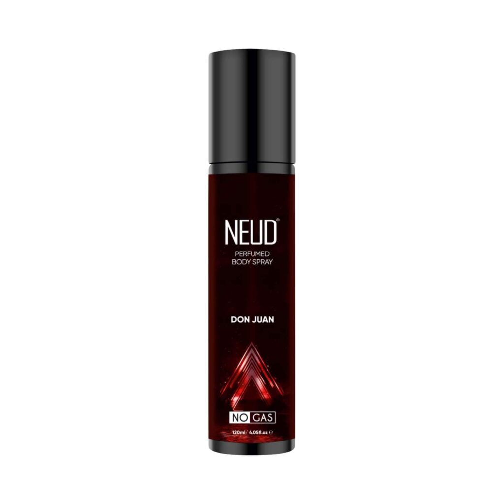 NEUD Don Juan Perfumed Body Spray for Men, No Gas Deodorant with Long-Lasting Fragrance (120 ml) - NEUD