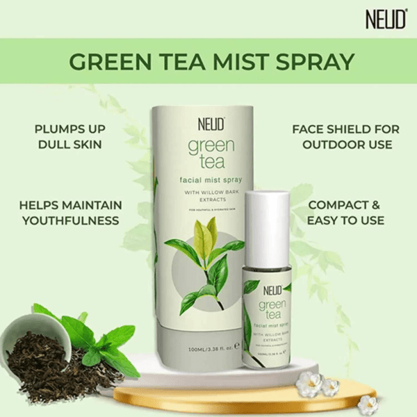 NEUD Green Tea Facial Mist Spray 2 Packs (100ml) - NEUD