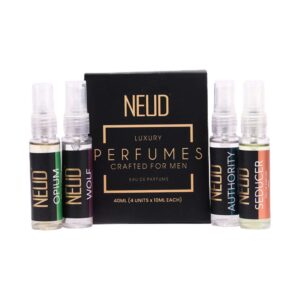 NEUD Luxury Perfume Long Lasting EDP (Citrus, Lavender, Cedarwood, Vanilla) Gift Set for Men (4 pcs) - NEUD